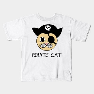 Pirate Cat Kids T-Shirt